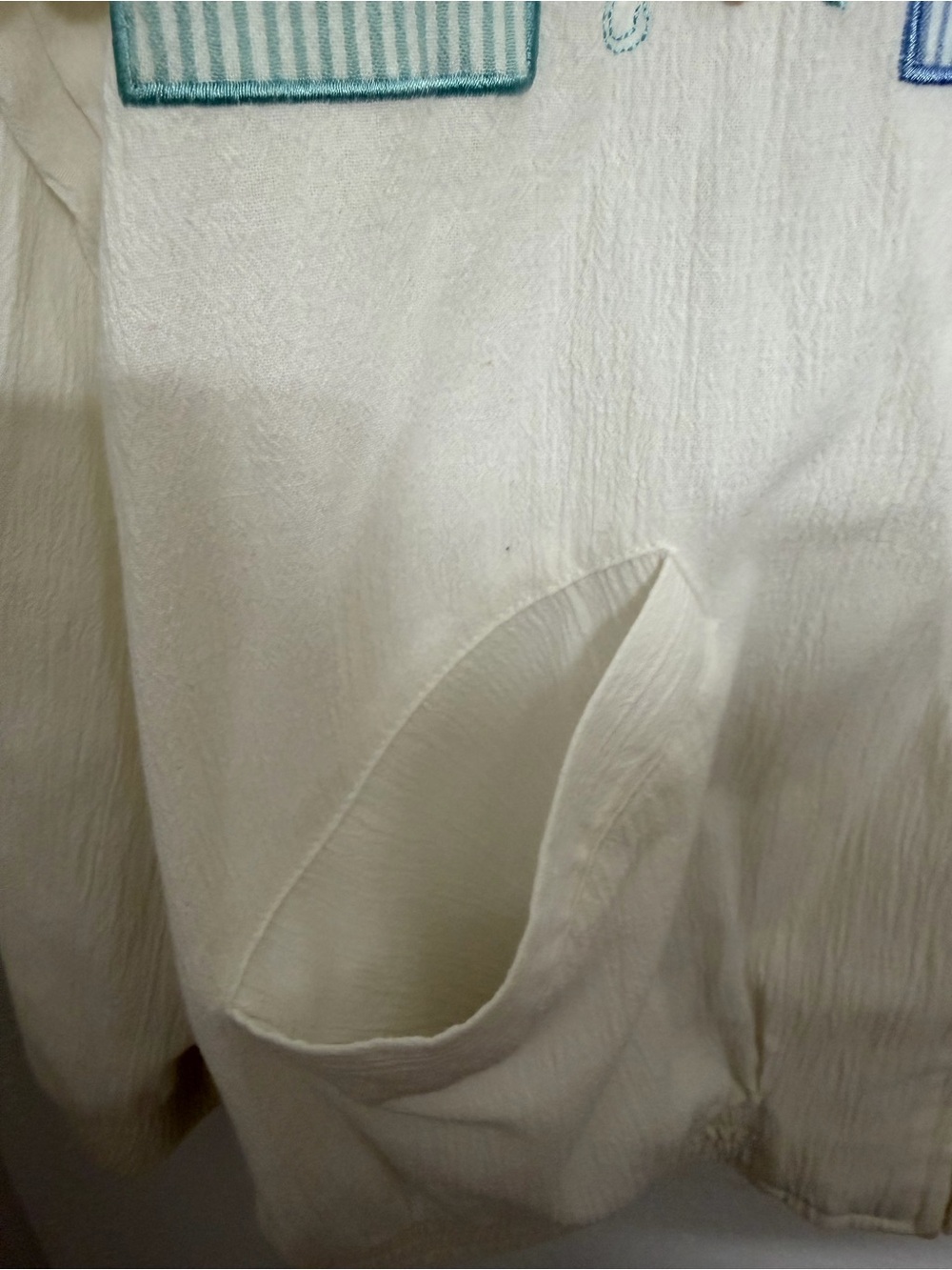 Alfred Dunner Cream Lightweight Women's Jacket - Picture 5 of 6